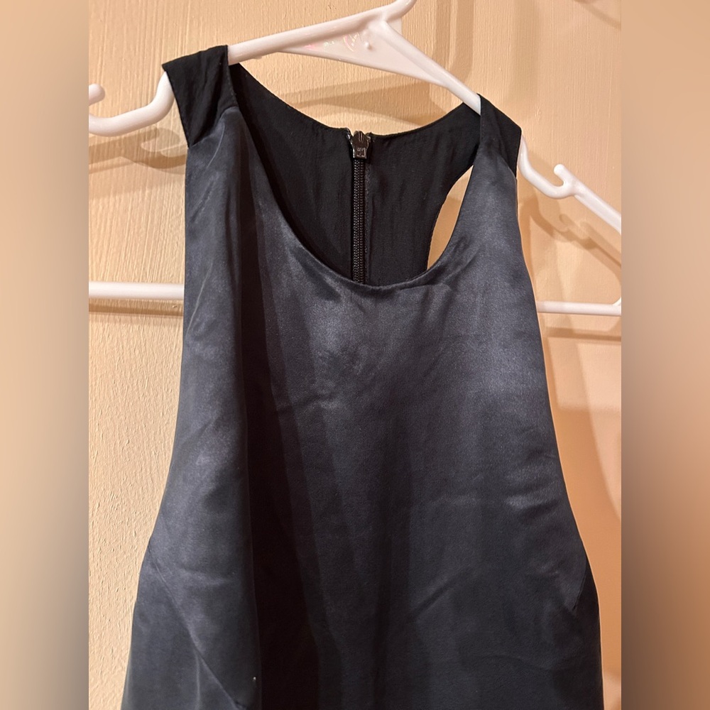 XS Bella Luxx silk/ rayon high neckline mini dress - Picture 5 of 6